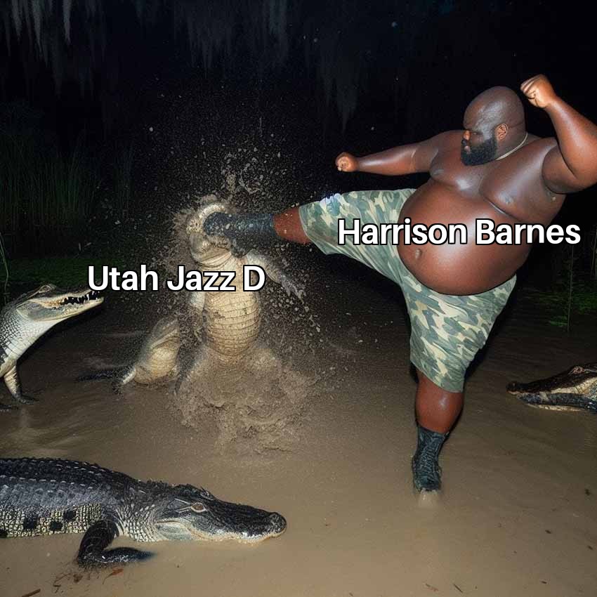 Harrison Barnes in the 2023-24 season opener